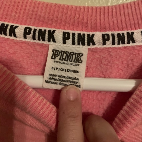 Pink Victoria Secret sweatshirt - Picture 2 of 2